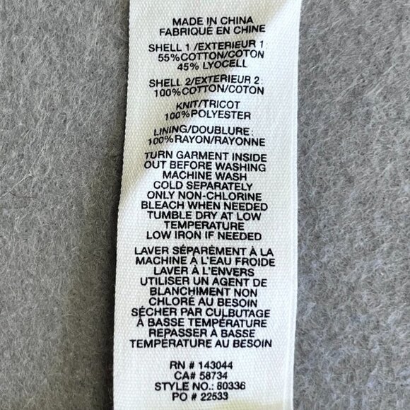 Avec Les Filles  Bomber Jacket Size M Embroidered Eyelet Sleeve - Picture 10 of 14